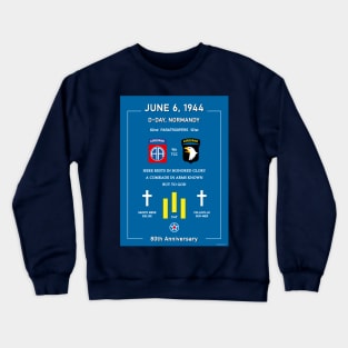 D-Day 80th Anniversary June 6 1944 Normandy landing Crewneck Sweatshirt